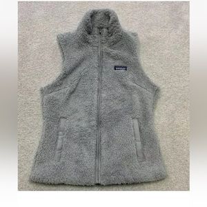 Patagonia Women’s Gray Sleeveless Fleece Full Zip Vest Size Small